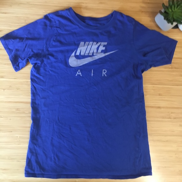 blue nike air shirt